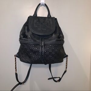 Tory Burch Black Backpack Purse